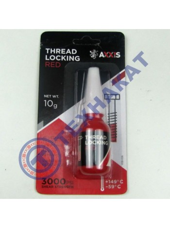 Фиксатор резьбы красный 10гр AXXIS