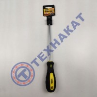 Отвертка шлицевая SL6 х 200мм Mastertool