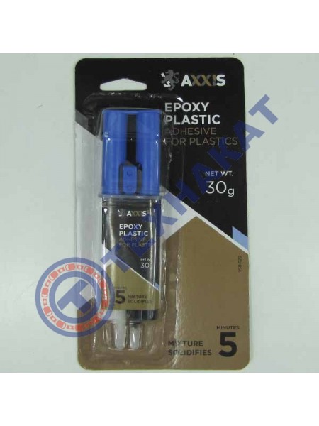 Клей для пластмасс шприц Epoxy-Plastic AXXIS