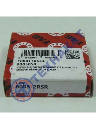 Подшипник 6005 2RSR (180105) FAG Корея 25*47*12