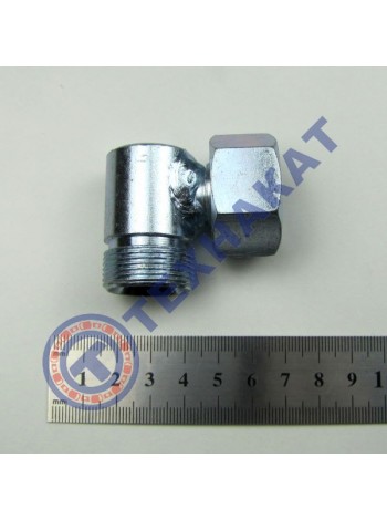 Штуцер угловой S32-S32 (М27х1,5 гайка-М27х1,5)