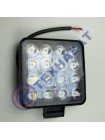 Фара LED квадратная 48W 16 диодов