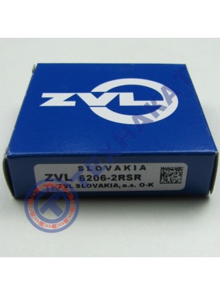Подшипник 6206 2RSR (180206) ZVL Словакия 30*62*16