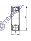 Подшипник 6209 (209) ZVL Словакия 45*85*19