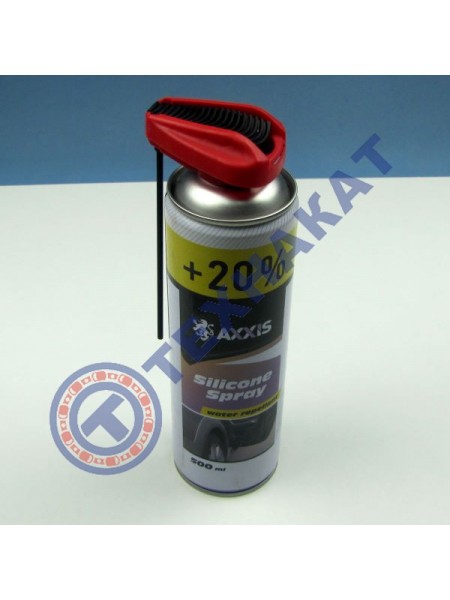 Смазка силиконовая для резиновых уплотнителей и ремней +20% 500ml (носик) AXXIS