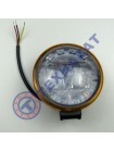 Фара LED круглая 30W + LED кольцо