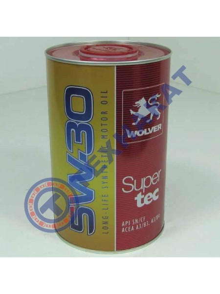 Масло моторное SUPERTEC SAE 5W-30 WOLVER