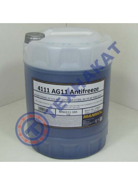 Жидкость охлаждающая (антифриз) 80 AG11 N4111-1 MANNOL Литва