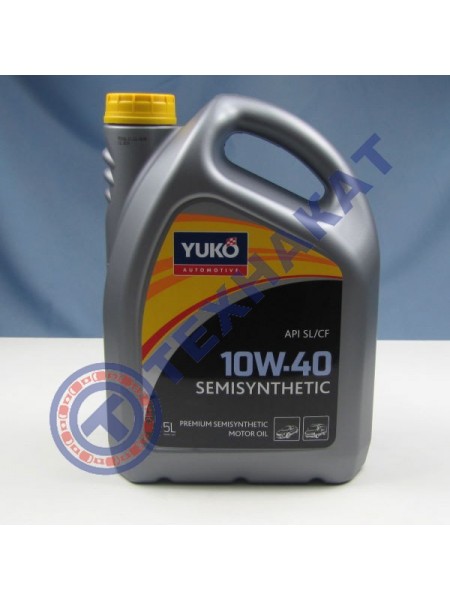 Масло моторное YUKO SEMISYNTHETIC 10W-40 API SL/CF (канистра 5л)