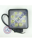 Фара LED квадратная 27W (узкий луч)