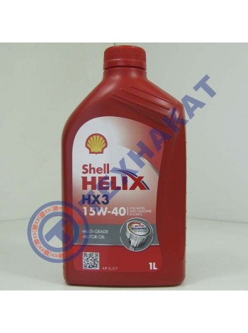 Масло моторное HX3 15W-40 SHELL