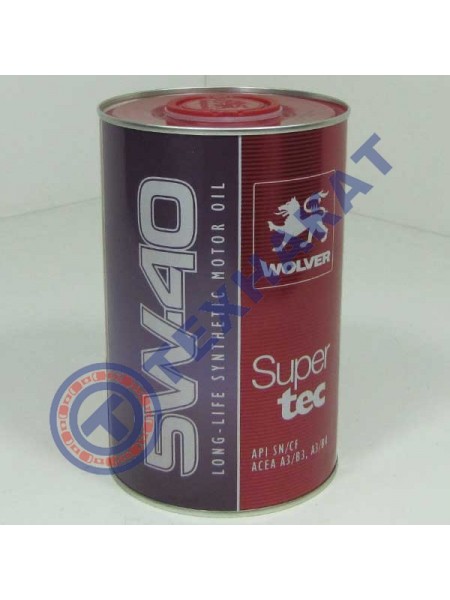Масло моторное SUPERTEC SAE 5W-40 WOLVER
