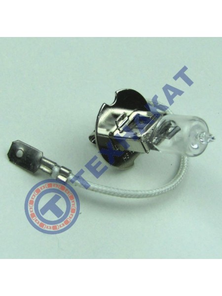 Лампочка 12V 100W галоген H3 с поводком