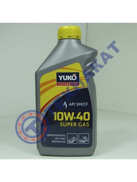 Масло моторное SUPER GAS API SJ/CF 10W-40 YUKO