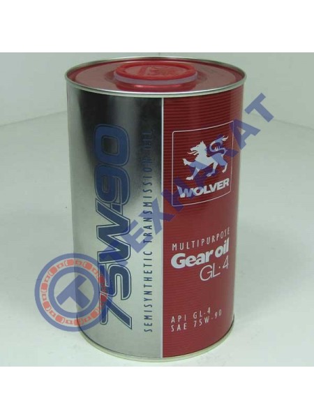 Масло трансмисионное MULTIPURPOSE GEAR OIL API GL-4 75W-90 WOLVER