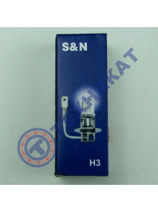Лампочка 12V 55W галоген H3 с поводком