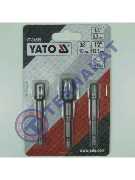 Держатели-адаптеры торцевых головок YT-04685 YATO