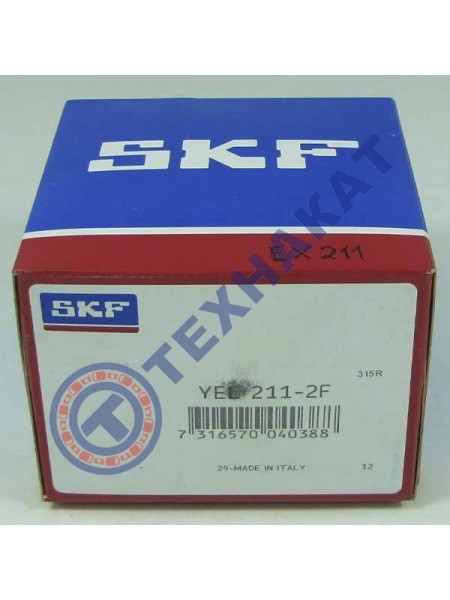 Подшипник YEL211-2F SKF Италия 55*100*25