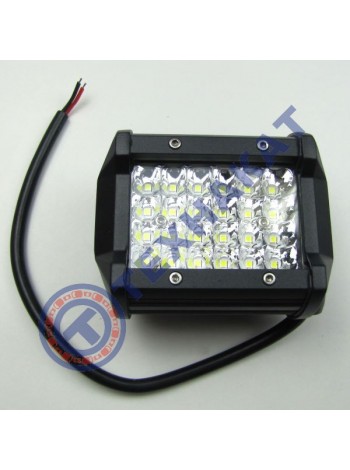Фара LED прямоугольная 72W 24 диода