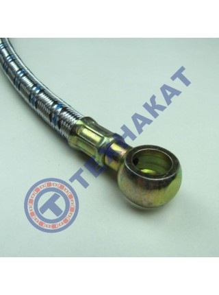 Трубка топливная низкого давления d14 L=0,5 м в металл. оплетке 41-15с24-1