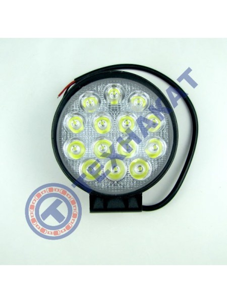 Фара LED круглая 42W (узкий луч)