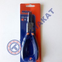 Щипцы для стопорных колец Miol - 180 мм прямые-сжим