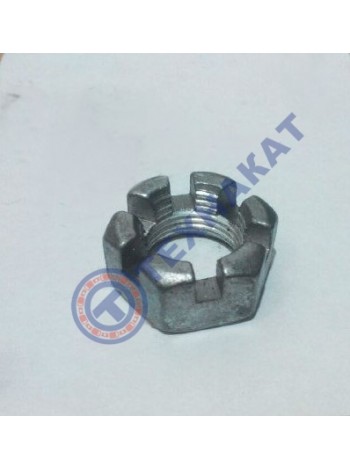 Гайка М20 шаг 1.5 корончатая