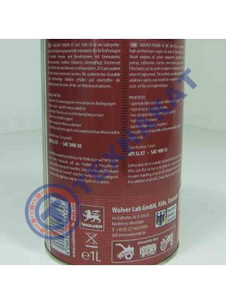 Масло FOUR STROKE POWER 4T SAE 10W-30 WOLVER