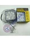 Фара LED квадратная 27W широкий луч