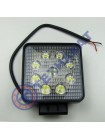 Фара LED квадратная 27W широкий луч