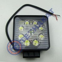 Фара LED квадратная 27W широкий луч