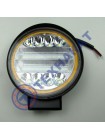 Фара LED круглая 72W 42 лампы + LED кольцо