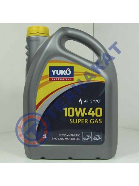 Масло моторное SUPER GAS 10W-40 API SJ/CF YUKO