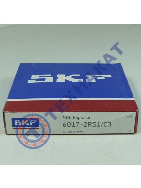 Подшипник 6017 2RS1C3 (70-180117) SKF Италия 85*130*22