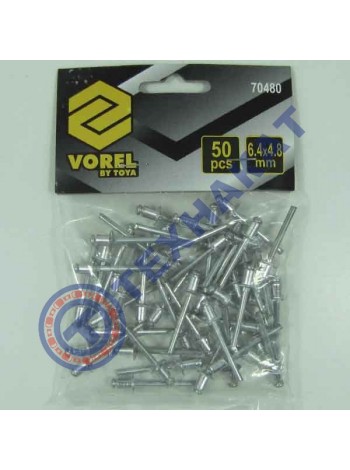 Заклепка вытяжная 70480 VOREL
