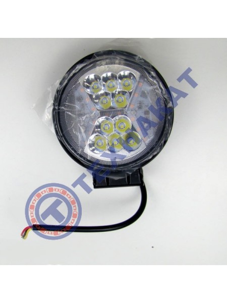 Фара LED круглая 42W + рассеиватель