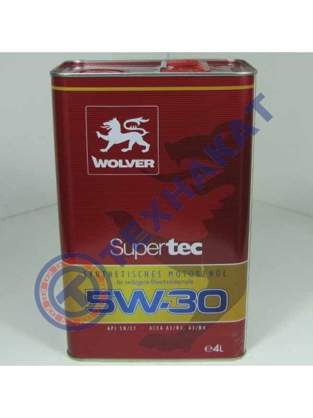 Масло моторное SUPERTEC SAE 5W-30 WOLVER