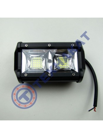 Фара LED прямоугольная 96W 32 диода, широкий луч