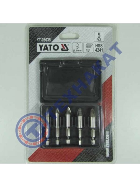 Экстракторы сломанных винтов YT-06035 YATO