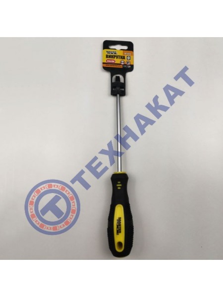 Отвертка шлицевая SL6 х 150мм Mastertool