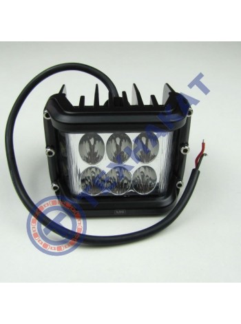 Фара LED прямоугольная 60W (12 диодов)