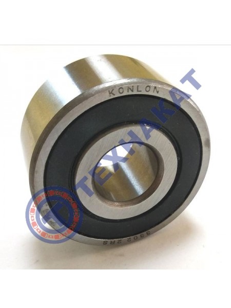 Подшипник 3302 2RS (3056302) KONLON 15*42*19
