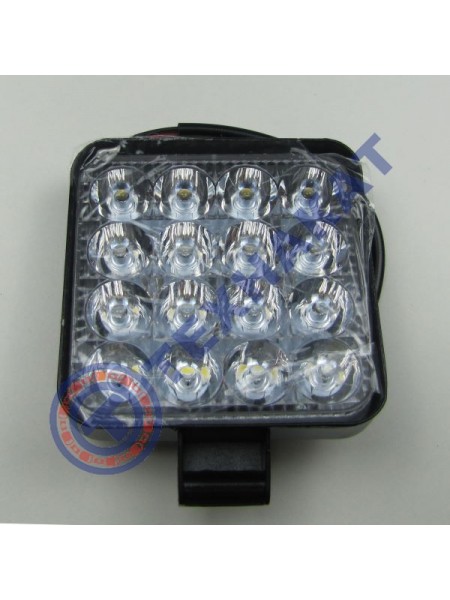 Фара LED MINI квадратная 48W 16 диодов