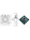 Подшипник UCF207 NECTECH 35*72*20