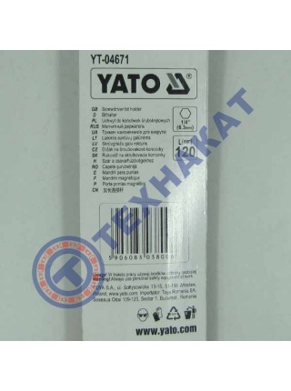 Держатель насадок магнитный YT-04671 YATO